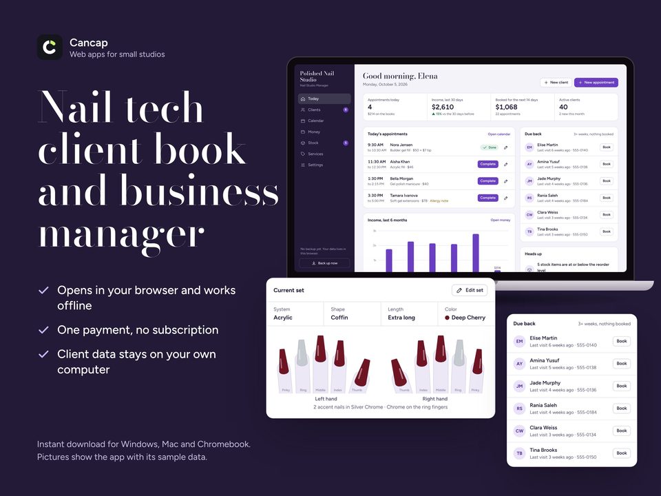 Nail Studio Manager screenshot